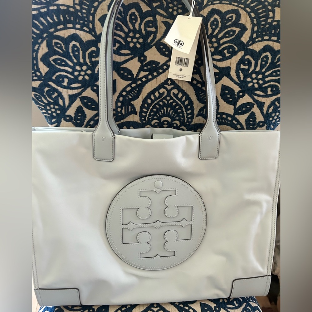 Tory Burch Elle Tote Large Powder Blue